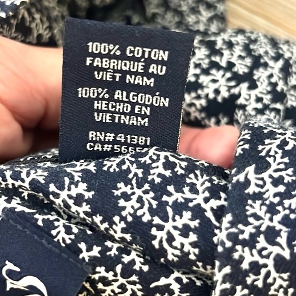 Chaps, Men's Blue Patterned Casual Shirt,Contemporary,Excellent Condition,Size L - Picture 7 of 9